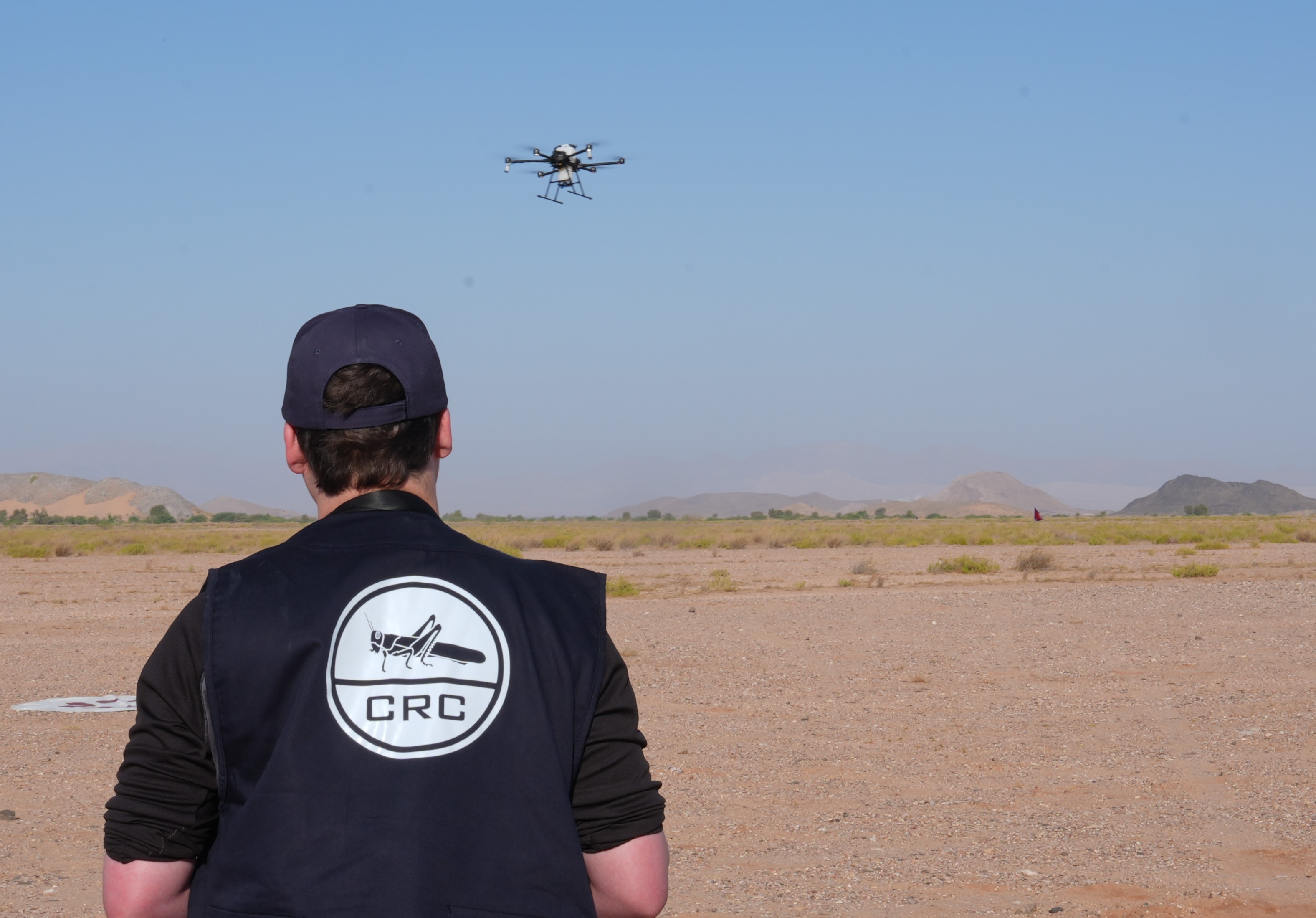 Operational Use of Drones for Desert Locust control operation 